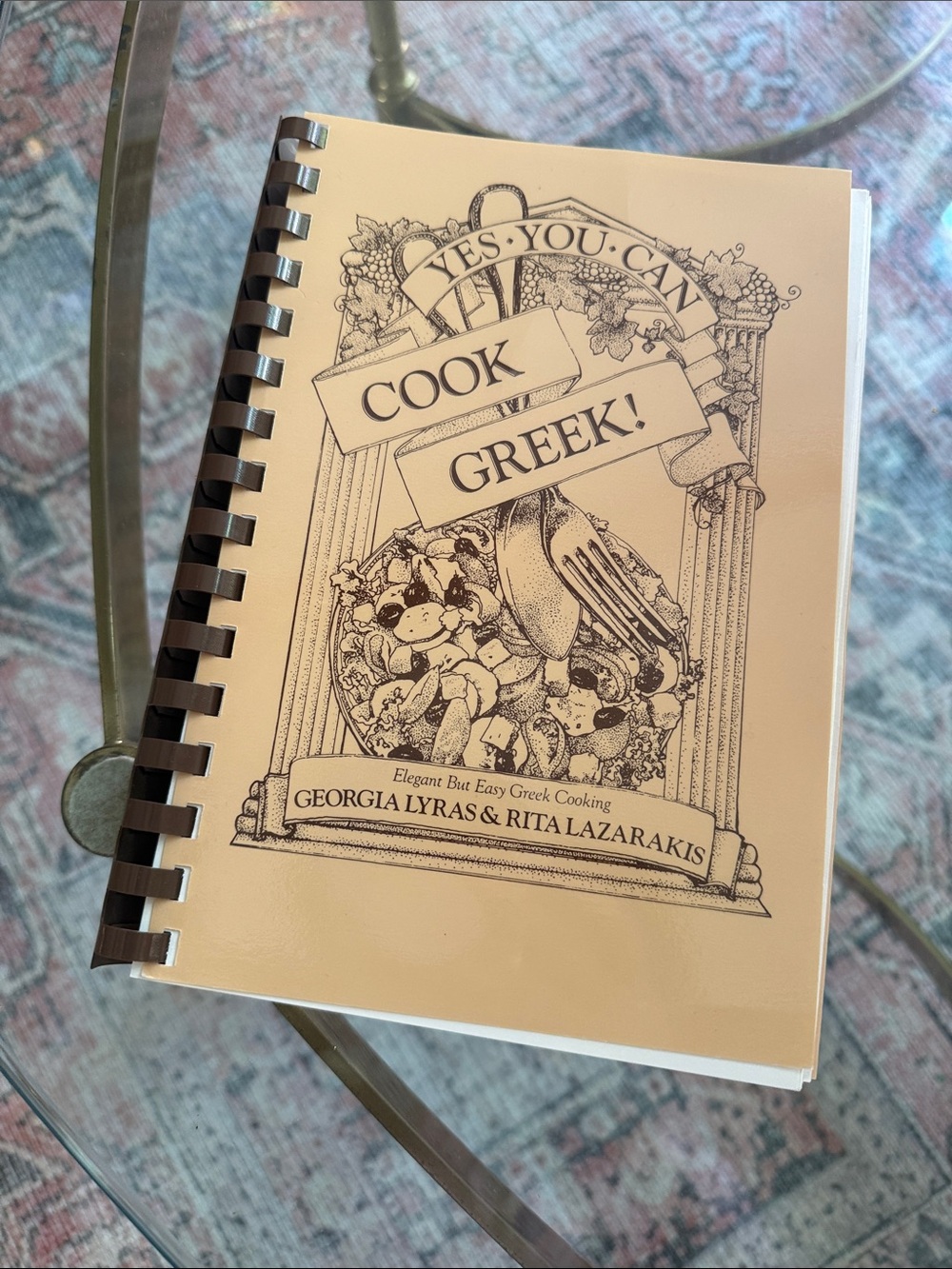 Yes You Can - Cook Greek! Recipe Book - Beige Cover